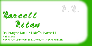 marcell milan business card
